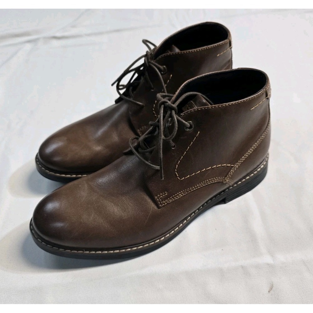 rockport mens Ankle Bottom 8 Brown Tie
